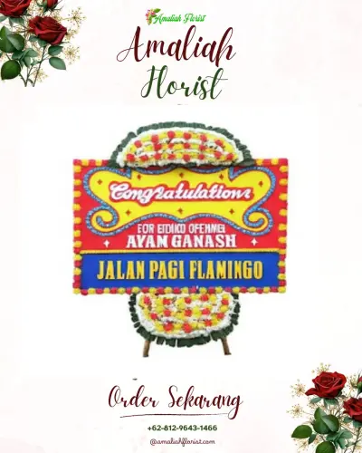 Bunga Papan Congratulation di Kebutuhduwur